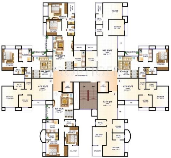 Images for Cluster Plan of HDIL Premier Residences