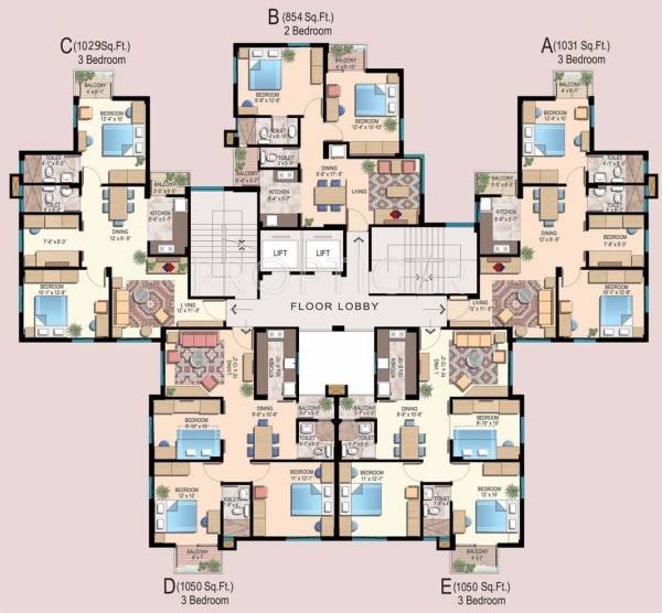 Images for Cluster Plan of Pioneer Genexx Valley