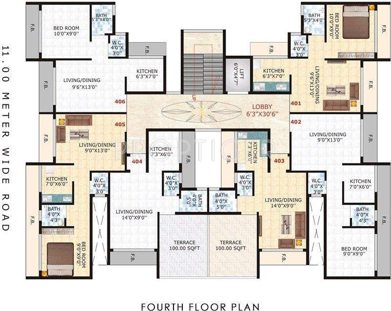 Images for Cluster Plan of Satpanth Atharva Residency