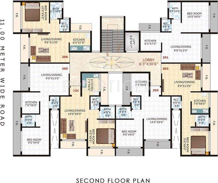 Images for Cluster Plan of Satpanth Atharva Residency