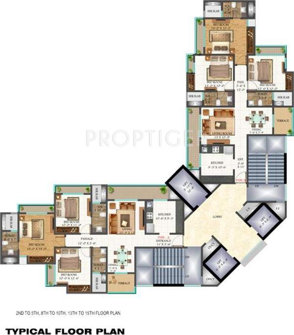  sky suites Images for Cluster Plan of Harmony Sky Suites