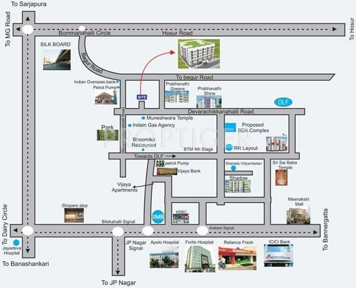 Images for Location Plan of Prabhavathi Towers