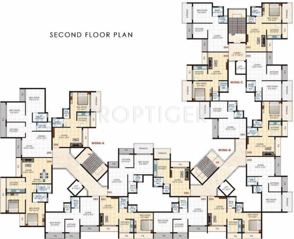 Images for Cluster Plan of Satpanth Kalash Residency