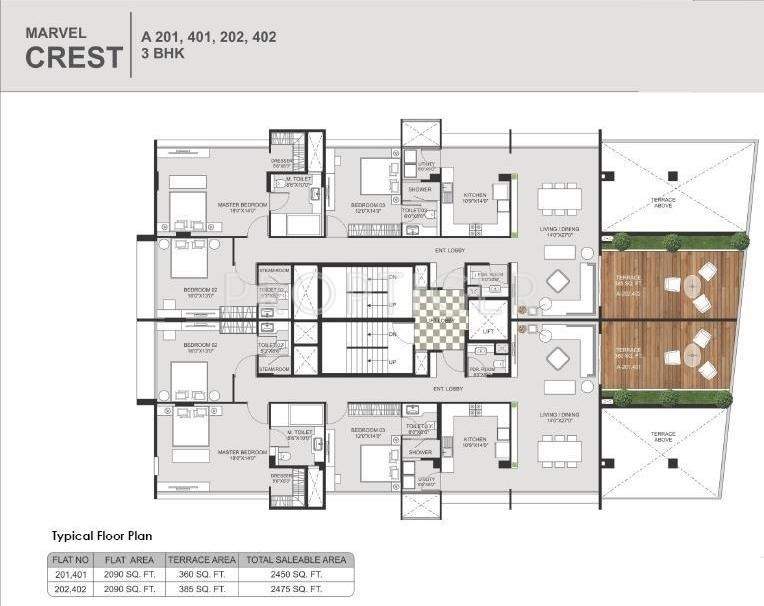 Images for Cluster Plan of Marvel Realtors Crest