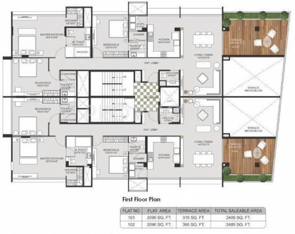Images for Cluster Plan of Marvel Realtors Crest