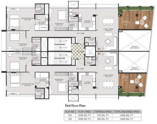 Images for Cluster Plan of Marvel Realtors Crest