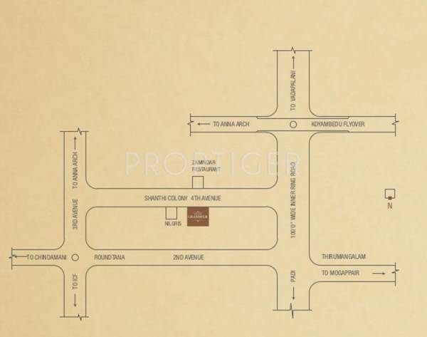 Images for Location Plan of Colorhomes Color Grandeur