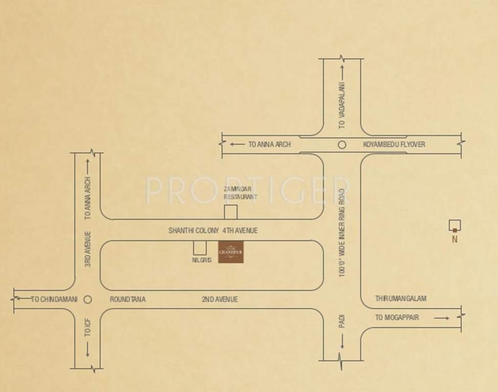 Images for Location Plan of Colorhomes Color Grandeur