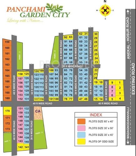 Images for Layout Plan of Surabhi Panchami Garden City Images for Layout Plan of Surabhi Panchami Garden City