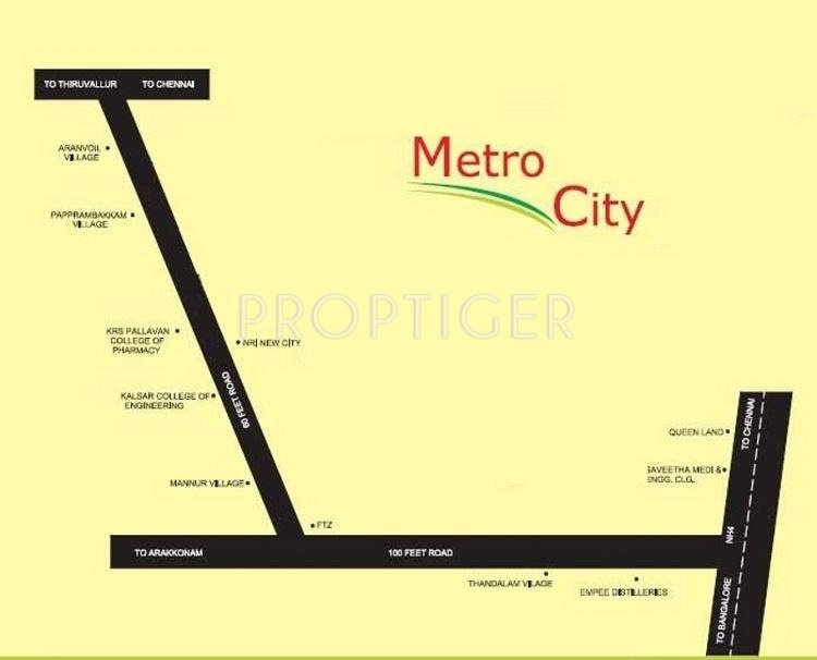 Images for Location Plan of City Metro City