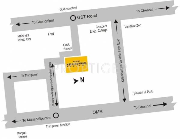 Images for Location Plan of Asvini Amanya Images for Location Plan of Asvini Amanya