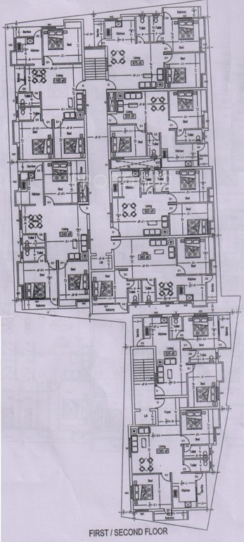 Images for Cluster Plan of RKN Diksha Flats