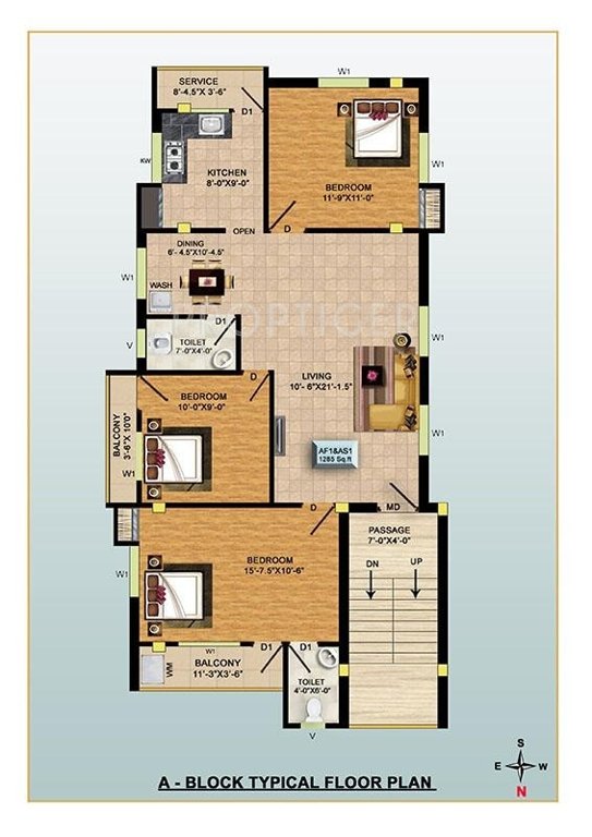 Images for Cluster Plan of RKN Diksha Flats