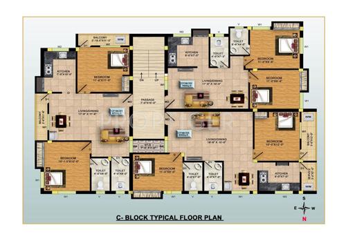 Images for Cluster Plan of RKN Diksha Flats