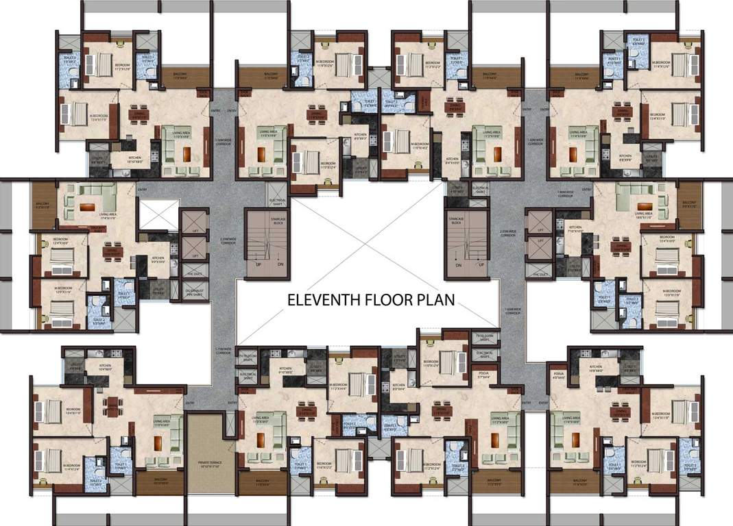 Images for Cluster Plan of Upscale Golden Lotus