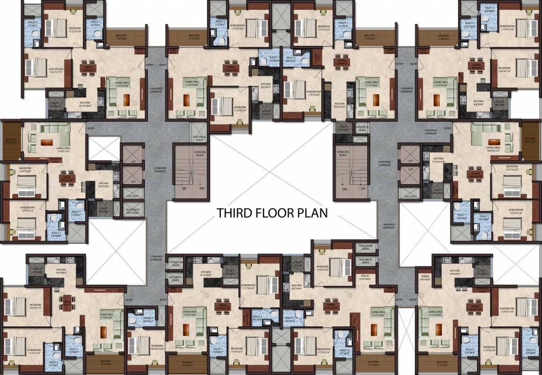 Images for Cluster Plan of Upscale Golden Lotus
