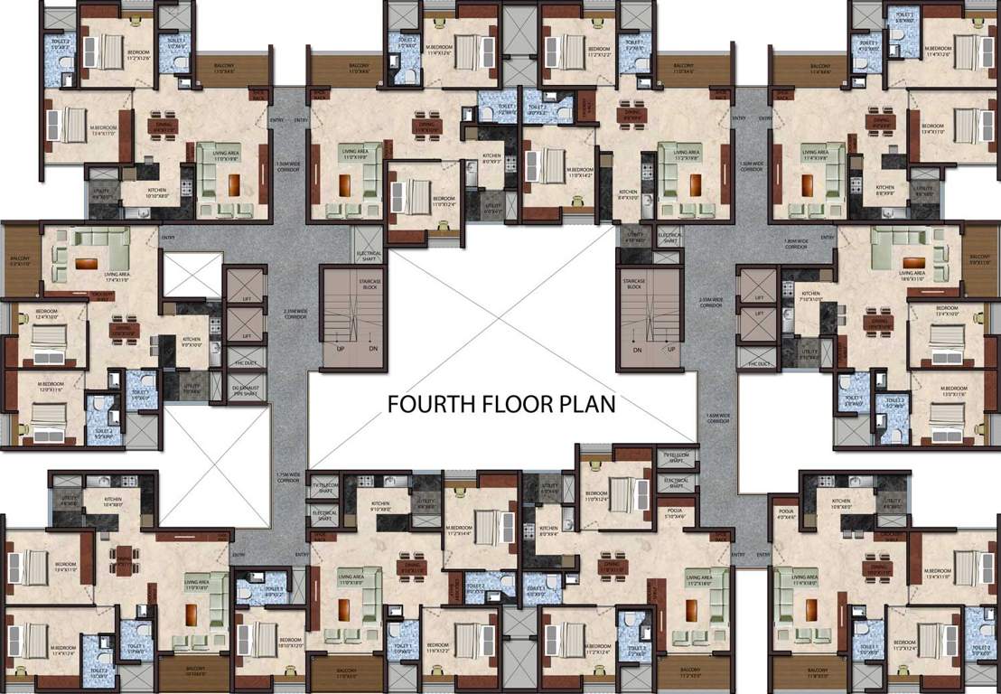 Images for Cluster Plan of Upscale Golden Lotus