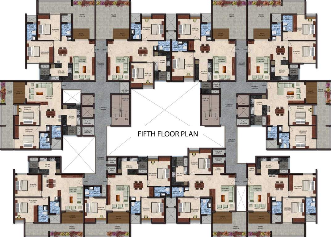 Images for Cluster Plan of Upscale Golden Lotus