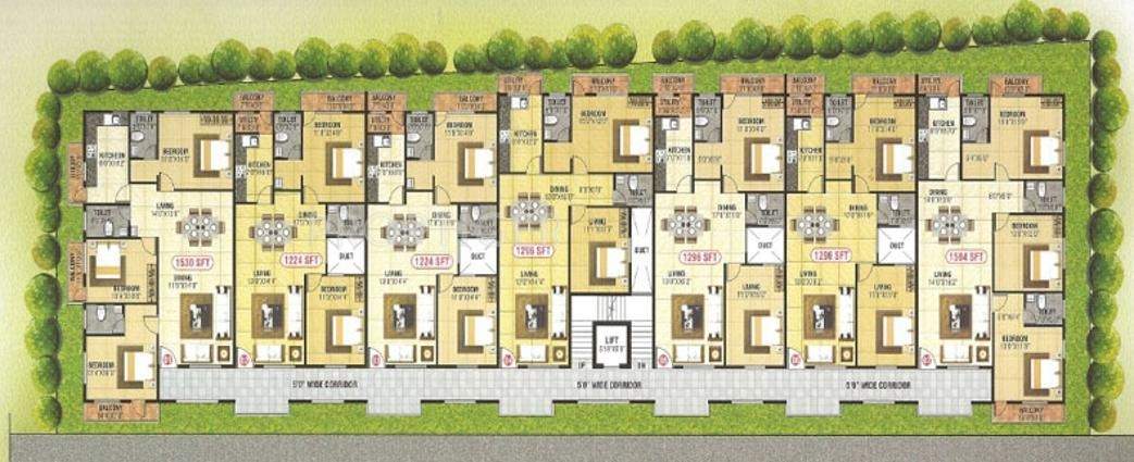 Images for Cluster Plan of Star Shivnag Dharani Heights