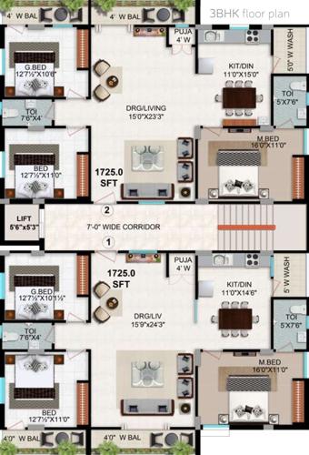  maple-homes Images for Cluster Plan of Goldstone Maple Homes