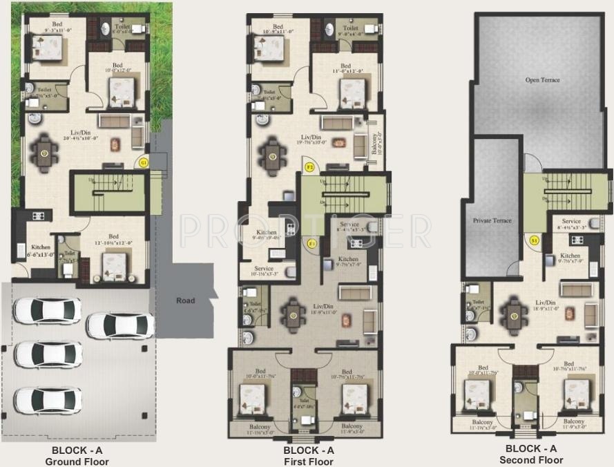 Images for Cluster Plan of Amraa Haque Residency