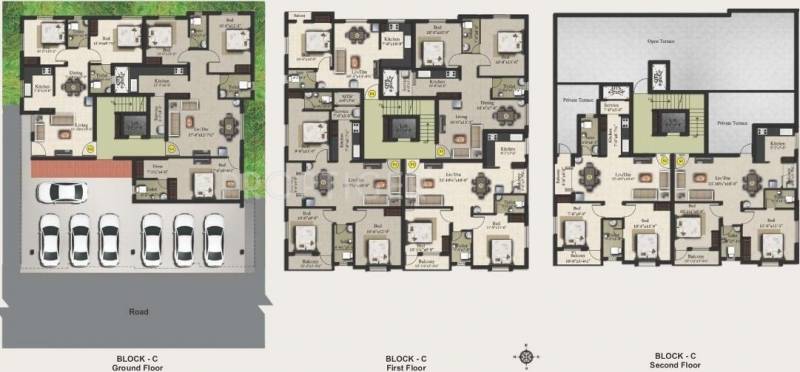 Images for Cluster Plan of Amraa Haque Residency