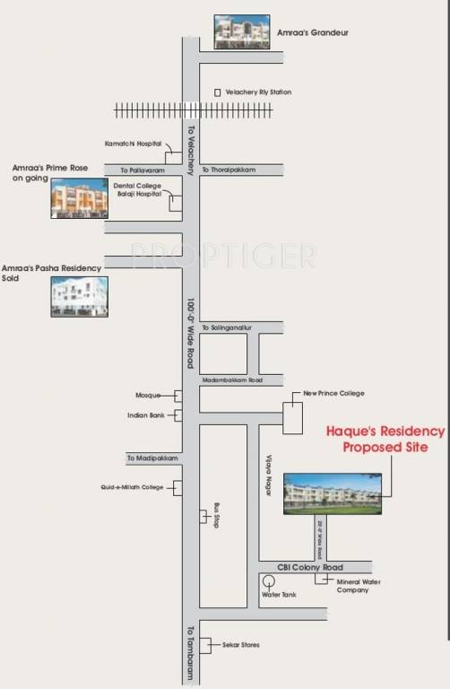 Images for Location Plan of Amraa Haque Residency