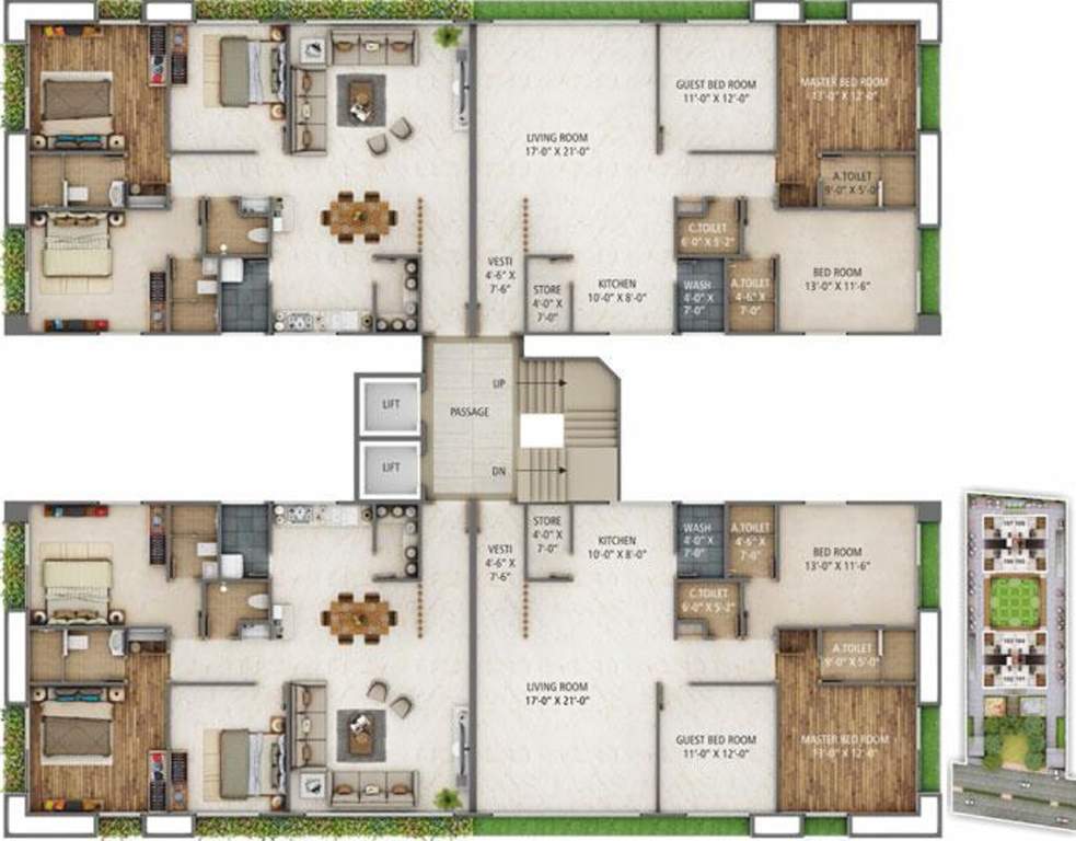 Images for Cluster Plan of Someshwar Rivoli Heights