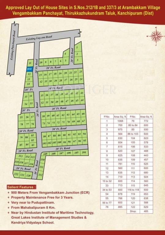 Images for Layout Plan of Lingavarthini Sri Vignesh Avenue