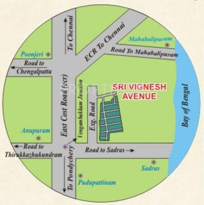 Images for Location Plan of Lingavarthini Sri Vignesh Avenue