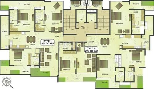  grande Images for Cluster Plan of Sipani Grande