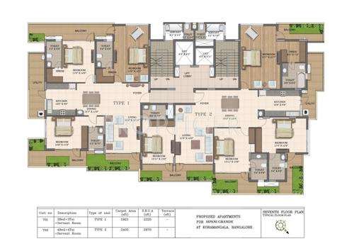  grande Images for Cluster Plan of Sipani Grande