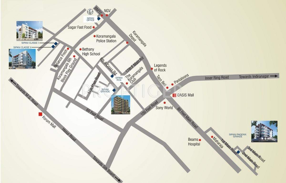  phoenix grande Images for Location Plan of Sipani Phoenix Grande