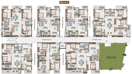  casa-blanca Images for Cluster Plan of Balaji Casa Blanca