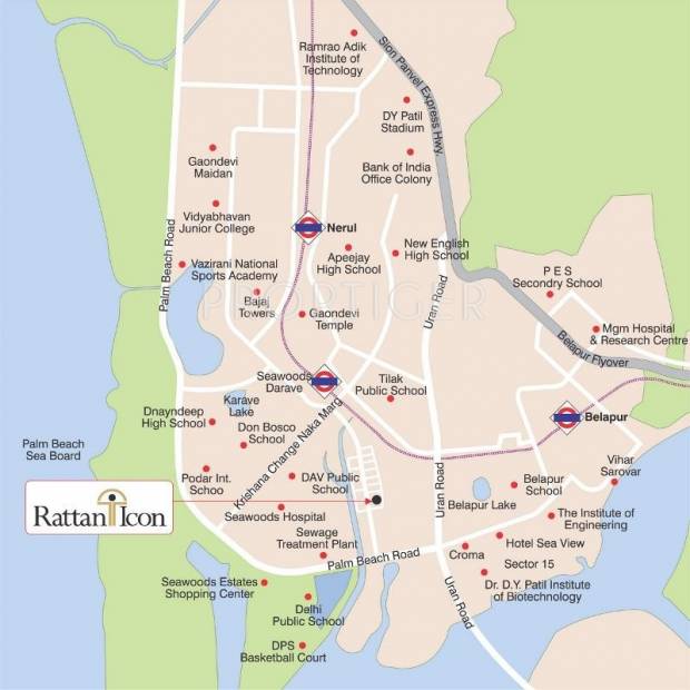  icon Images for Location Plan of Rattan Icon