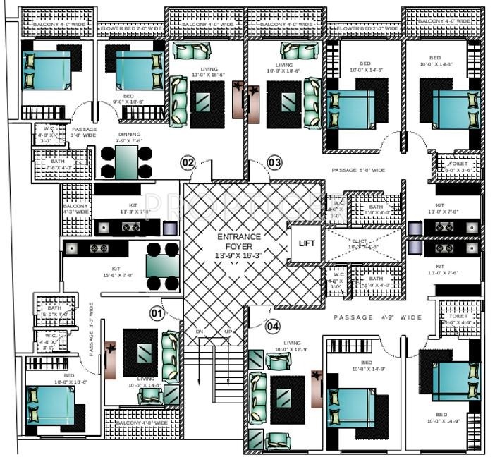 Images for Cluster Plan of Ashapura Construction Asha Paradise