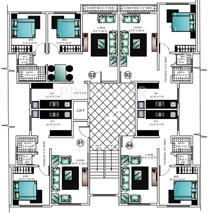 Images for Cluster Plan of Ashapura Construction Asha Paradise