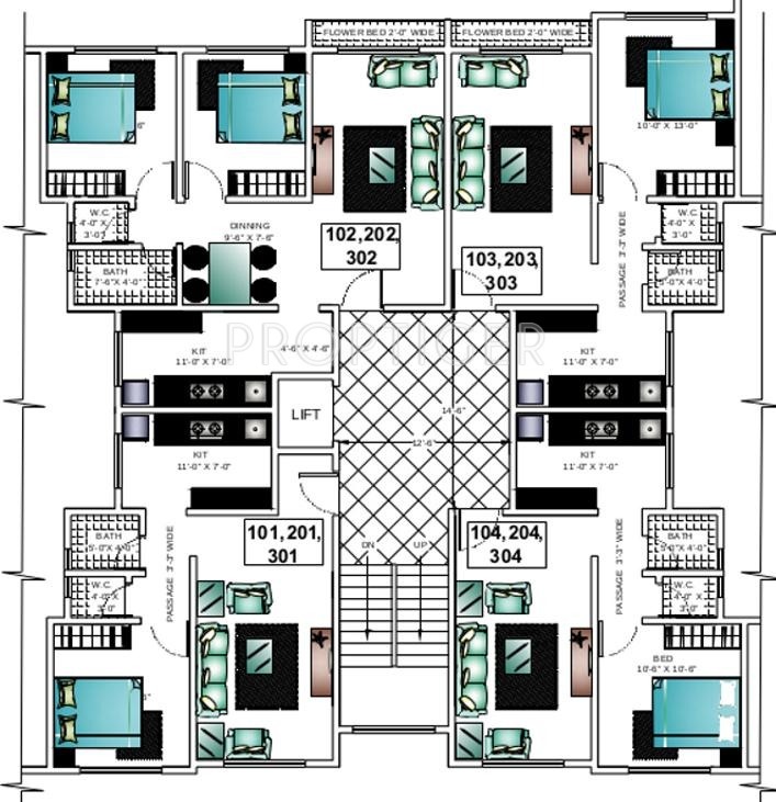 Images for Cluster Plan of Ashapura Construction Asha Paradise
