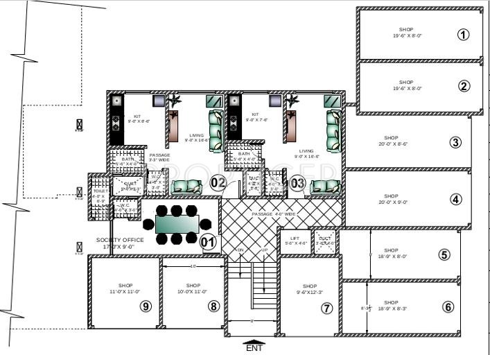Images for Cluster Plan of Ashapura Construction Asha Paradise