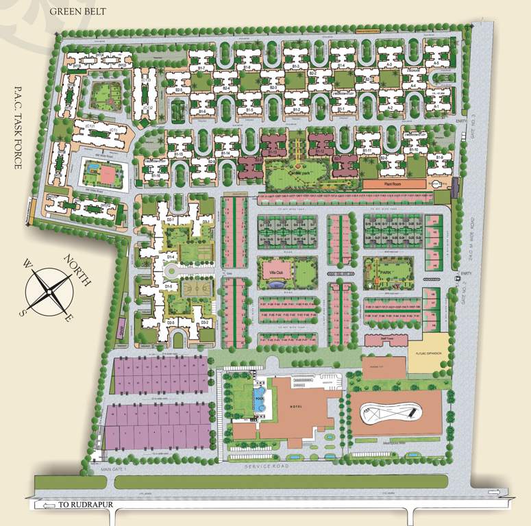 Images for Master Plan of Supertech Metropolis City Apartments