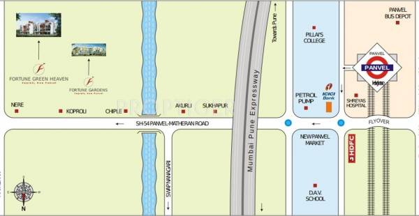 Fortune Infra Green Heaven Location Plan