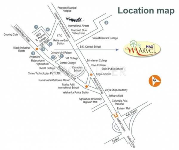Maxworth Realty Marvel Location Plan