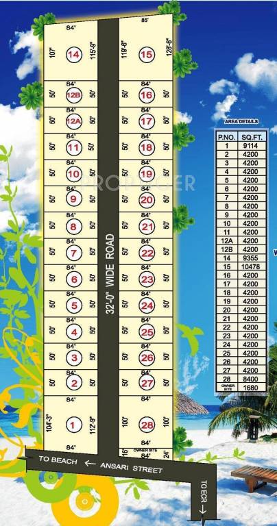 Images for Layout Plan of City Raj Beach Garden