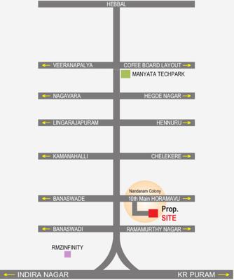 Images for Location Plan of Vijaya Oracle Shine