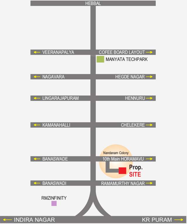 Images for Location Plan of Vijaya Oracle Shine