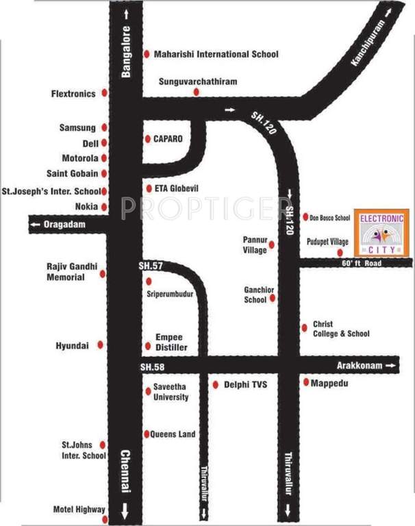 electronic city Images for Location Plan of Accord Electronic City
