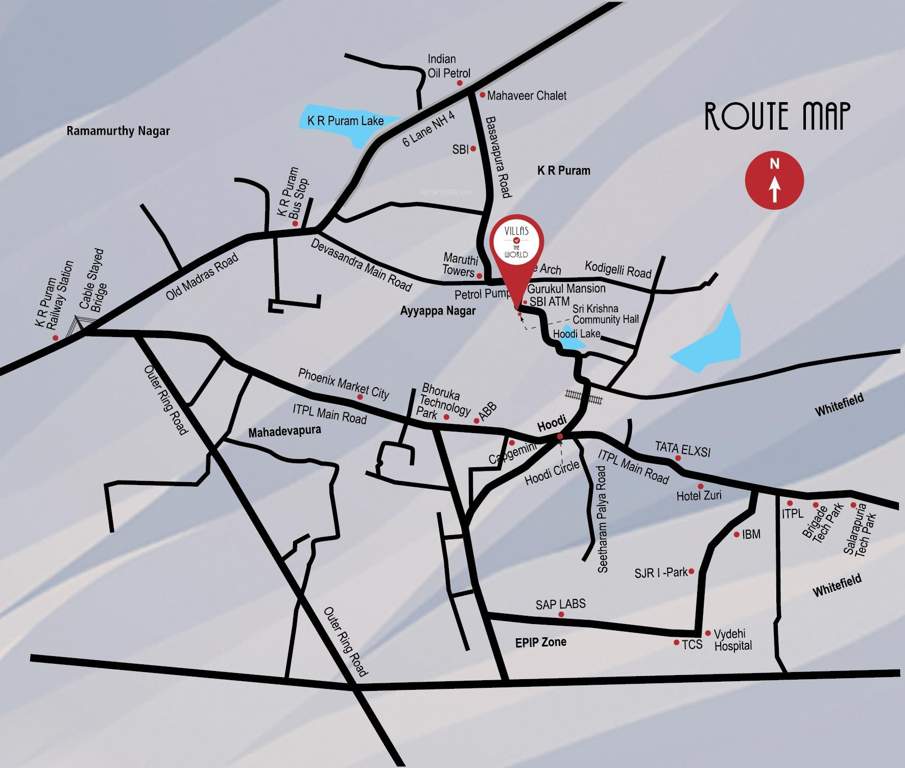 Images for Location Plan of Mahaveer Villas Of The World