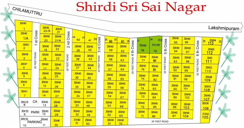 Images for Layout Plan of Universal Shirdi Sri Sai Nagar