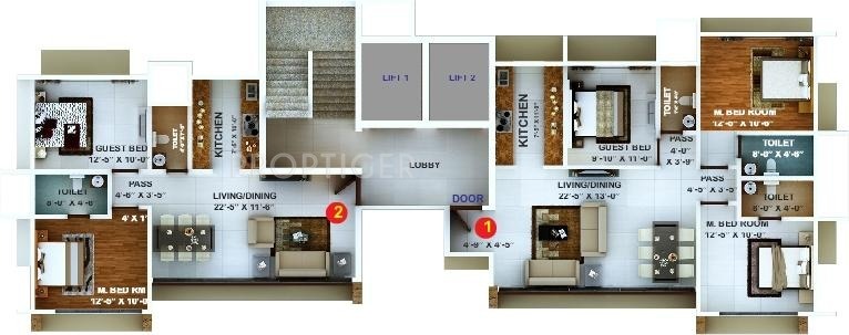 Images for Cluster Plan of Sanghvi Solitaire