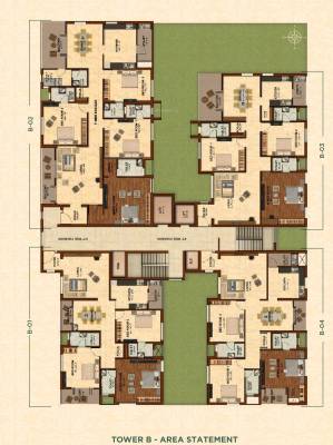  legend Block B Cluster Plan